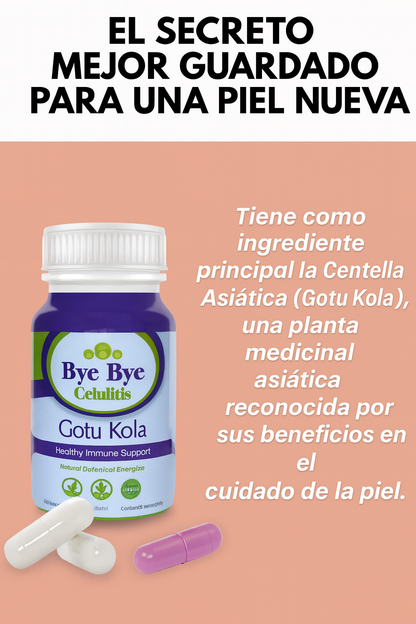 Cápsulas Bye Bye Celulitis – Elimina la Celulitis y Moldea tu Figura