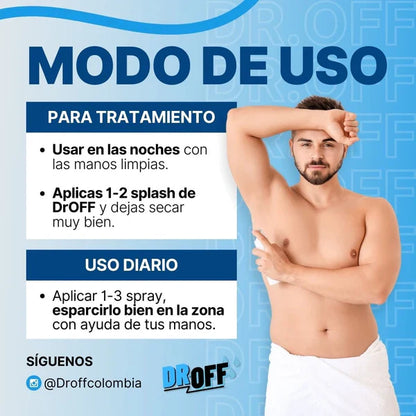 DrOFF🧑‍⚕️Tratamiento médico contra el sudor