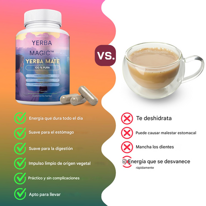 🌿💊 Yerba Magic – Cápsulas 100 % Yerba Mate 💥🧠