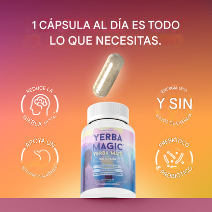 🌿💊 Yerba Magic – Cápsulas 100 % Yerba Mate 💥🧠